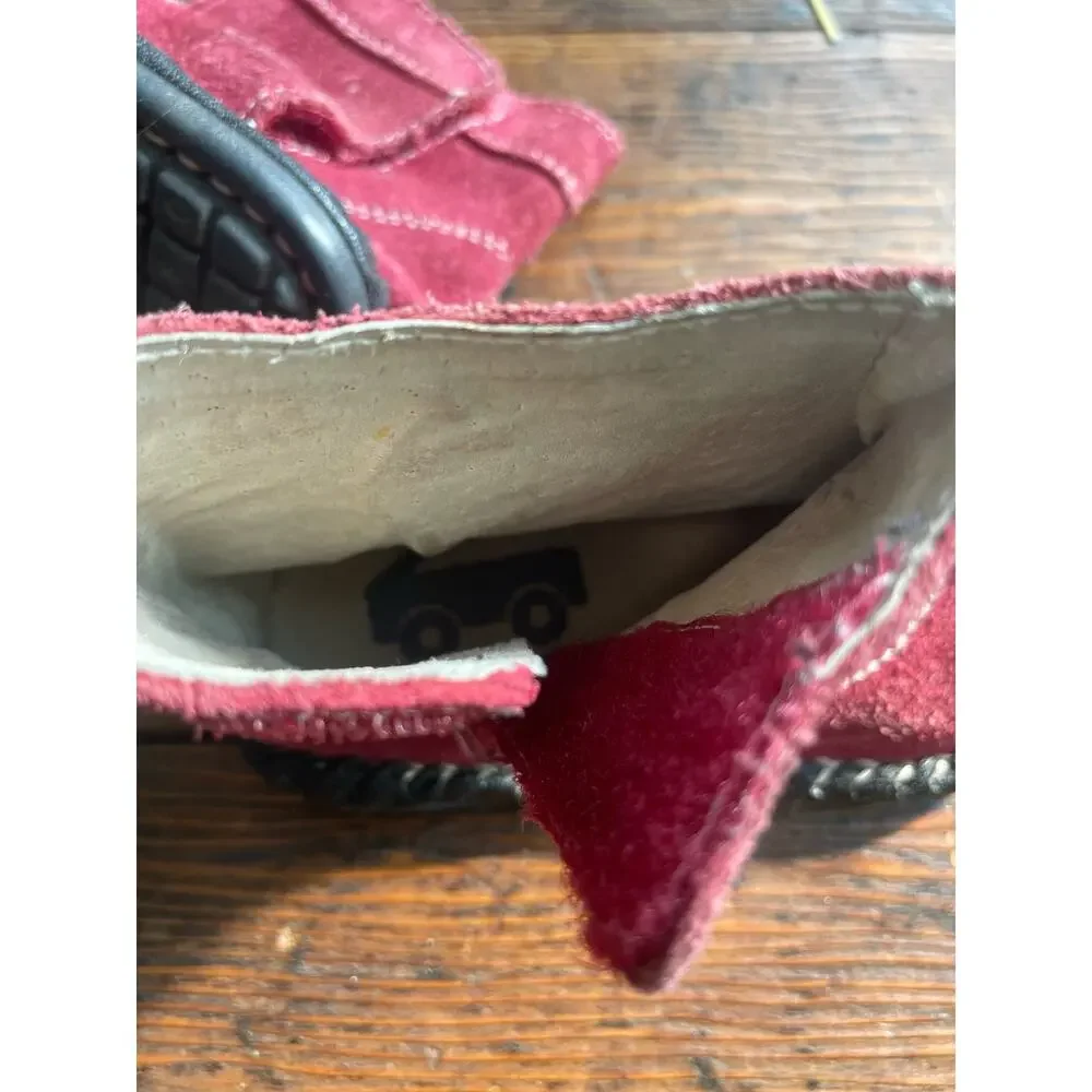 See‎ Kai Run Kids Size 3 Booties Red Shoes Soft Sole Early Walkers